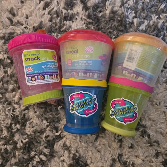 🍎 BRAND NEW Cool Gear EZ-Freeze Lunch/Snack Set (3 PCS) - Picture 1 of 5